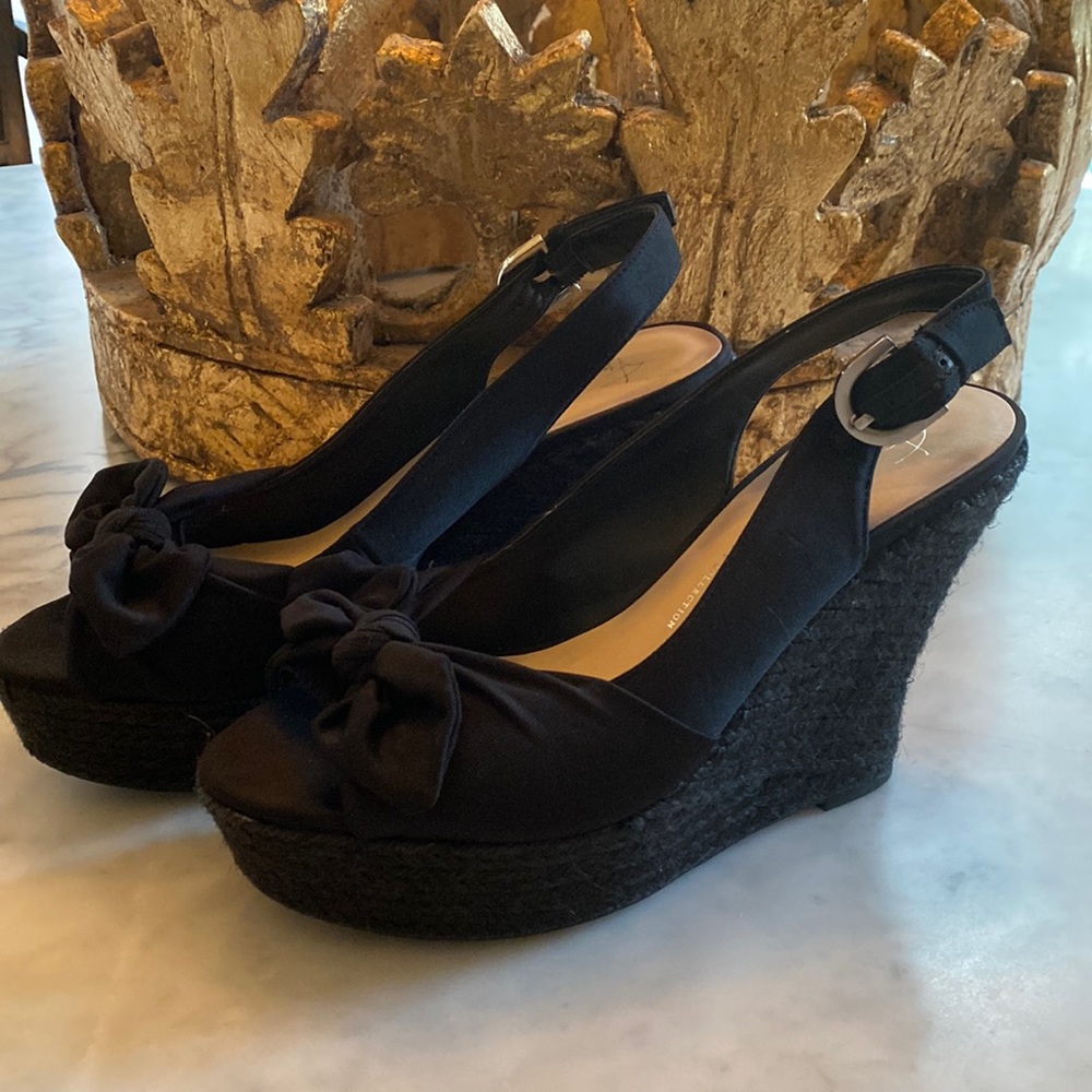 FrancoSarto, Wedge Peep Toe. Size: Euro40